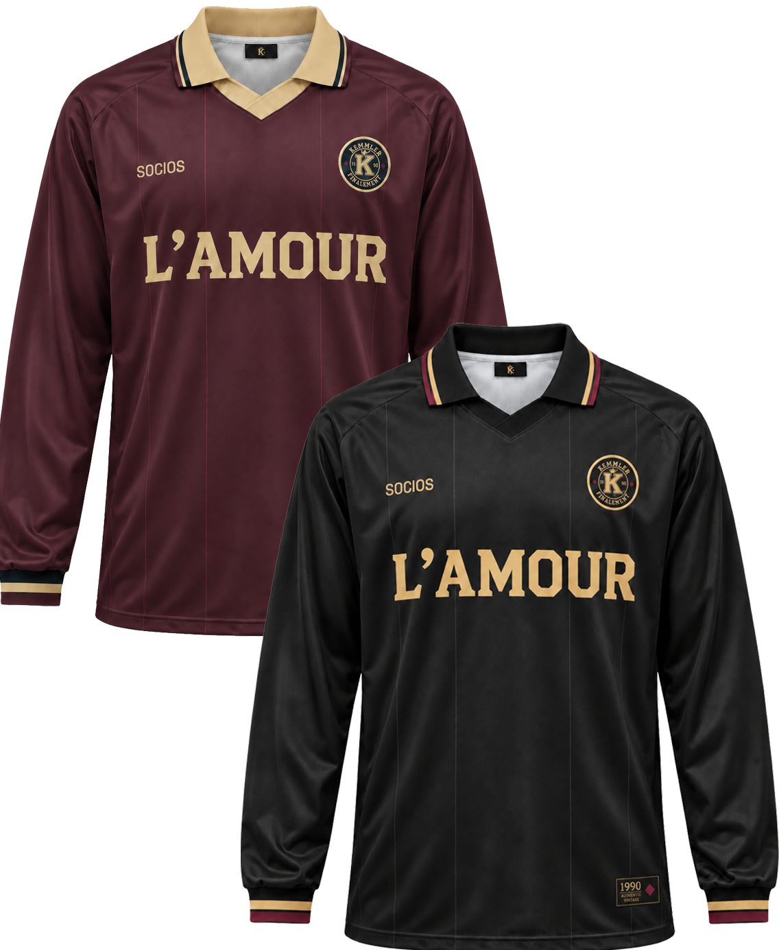 Jersey x 2 Pack • Kemmler - L'Amour (black+red)